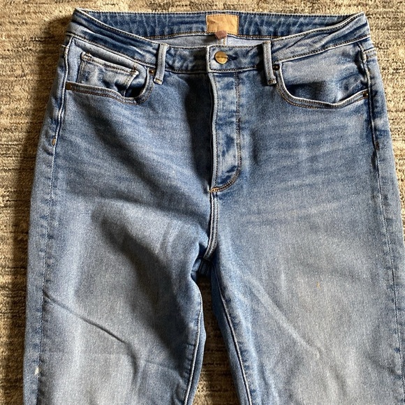Driftwood Women's Meg Blue Jeans - size 28 - fray hem - Picture 2 of 9